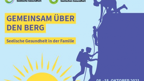 „Gemeinsam über den Berg – Seelische Gesundheit in der Familie" - Onlineveranstaltung für Mütter, Väter, pflegende Angehörige - 18. Oktober, um 19.30 Uhr - Bitte anmelden!